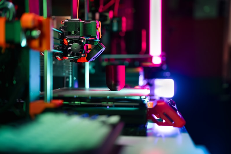 3D-Druck — 3D-Drucker bei der Arbeit